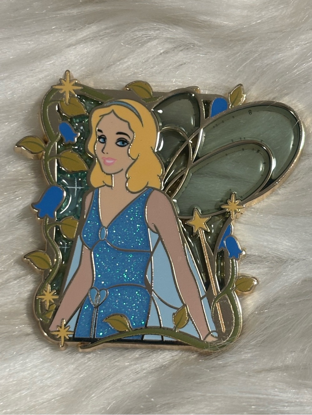 2026 Disney Blue Fairy Enamel Single Pin Disney Fairy Mystery Blind Box